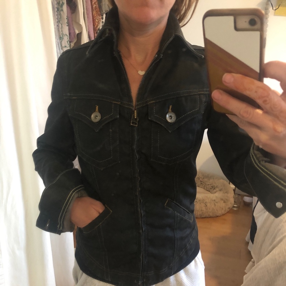 Radical jean moto jacket